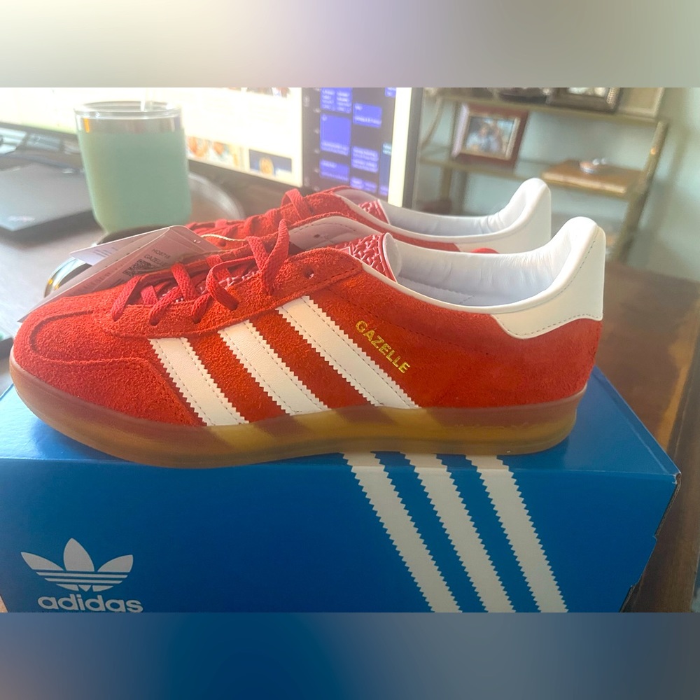Adidas Gazelle Burnt Orange. New in box.
